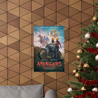 Shaheed Singhs Avengers Matte Vertical Poster